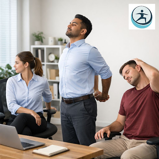Spending long hours at a desk can lead to stiff neck, tight shoulders, and constant backache. At…