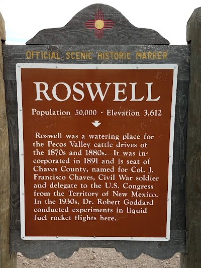 Roswell Historical Marker