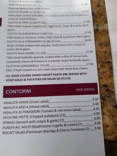Fabio Ristorante Open Times