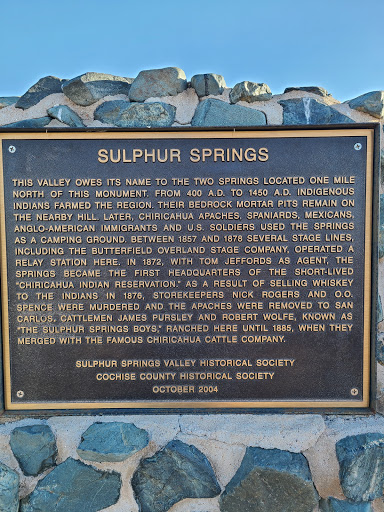 Sulphur Springs Historical Marker - Thumbnail