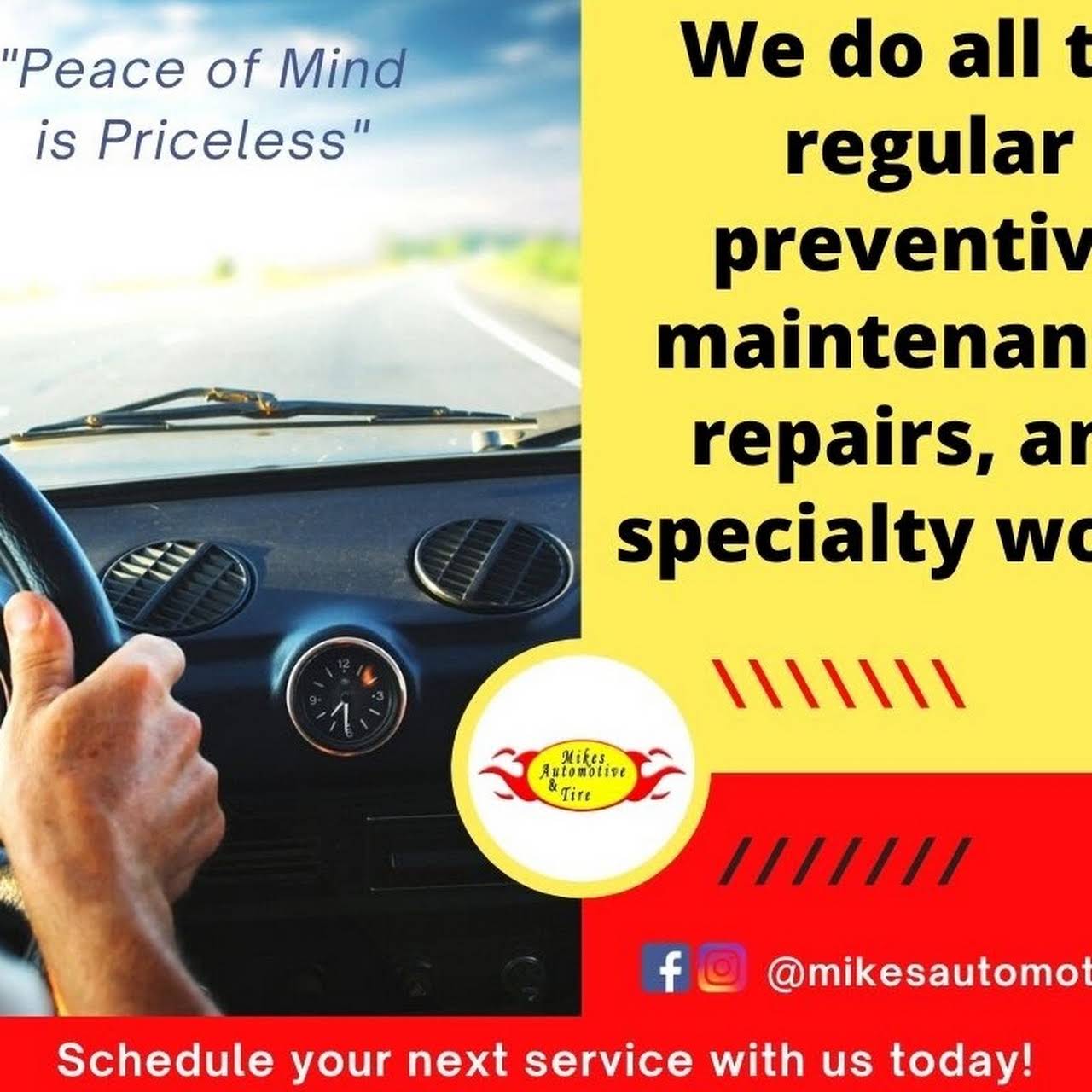 Mikes Automotive & Tires Auto Repair Shop in Upland