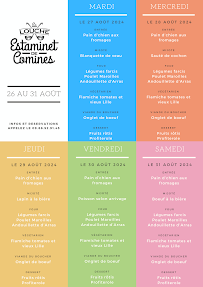 Menu La Louche, L'estaminet de Comines Page 1