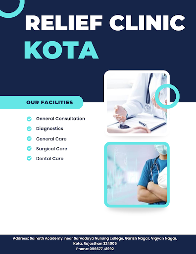 Relief Clinic Kota is a trusted Medical Clinic in Kota, Rajasthan, providing quality healthcare s… post image