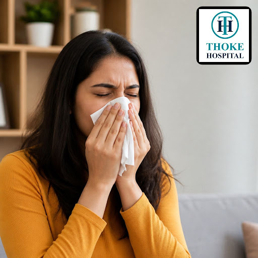 Fed up of constant sneezing, blocked nose and headache? At Thoke ENT Hospital & Advance Cochlear… post image