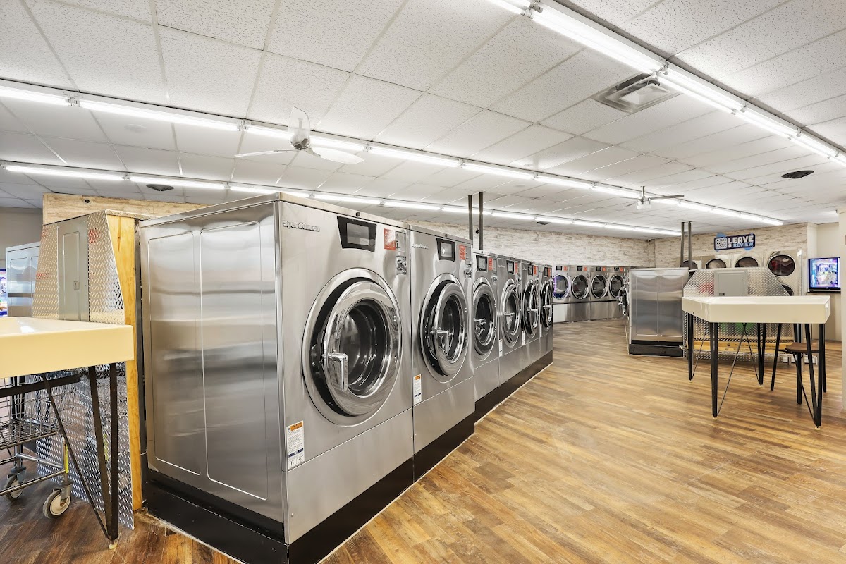 Conner Street Laundromat storefront and entrance in Carmel
