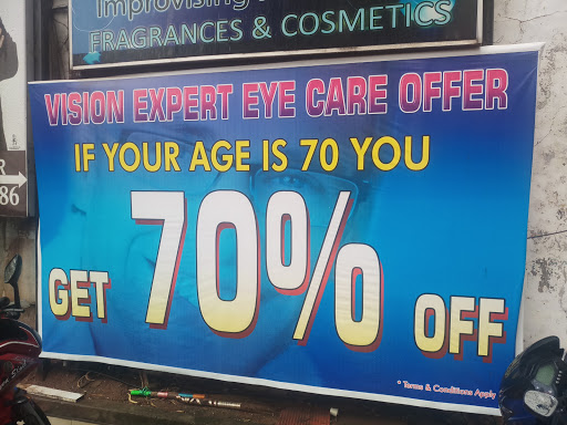 If your age is 70 you get 70% get off