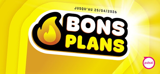 Opération Bon Plans – Du 23 mars au 25 avril 2026

Préparez-vous à faire le plein de bonnes affaires !
Votre magasin Pulsat, vous propose une sélection d’offres extra à ne surtout pas manquer : électroménager, multimédia, téléphonie… tout pour s’équiper au meilleur prix.

✨ Des promotions exclusives
✨ Des produits incontournables
✨ Des surprises tout au long de l’opération

Ne passez pas à côté de ces bonnes affaires limitées : c’est le moment idéal pour se faire plaisir ou renouveler son équipement !

Rendez-vous en magasin pour découvrir toutes nos offres.