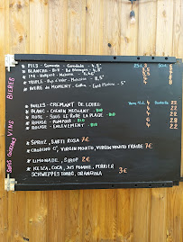 Menu La Guinguette du Hangar Page 1