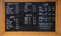 Menu Au Bistroquet Page 1