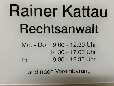 Rechtsanwalt Rainer Kattau Pferdemarkt 1, 21682 Stade, Deutschland