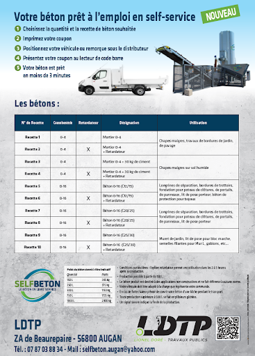 SELFBETON AUGAN - Distributeur automatique - Béton - Béton prêt à l'emploi - libre-service - Augan - Morbihan - 56 - 56800 - Thumbnail