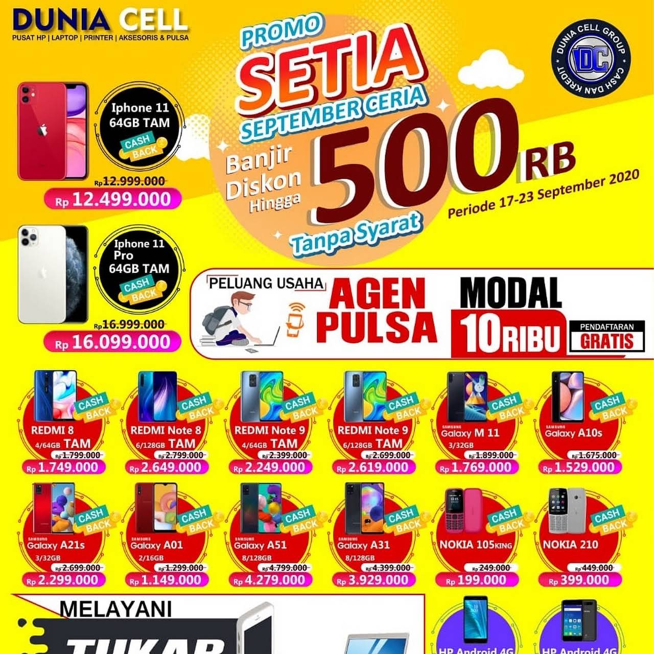 Dunia Cell Wates 3 Toko Ponsel