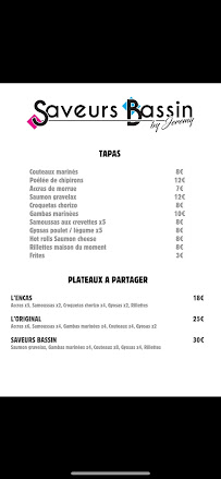Menu Saveurs Bassin By Jeremy Page 1