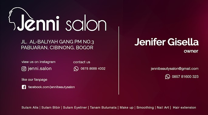 Jenni Salon, Author: Jenni Salon