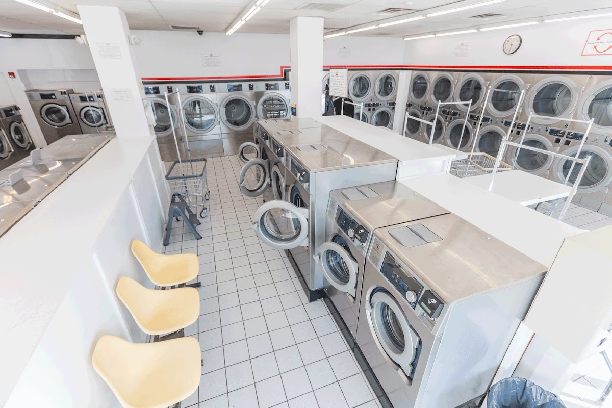 Self-service laundry at Salem Laundry, Salem, MA