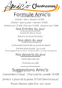 Menu Amic'o Restaurant/Bar Page 3