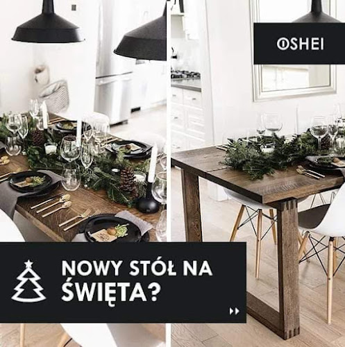 OSHEI, meble tworzone z pasją. Designerskie meble z litego drewna i stali. - Sklep meblowy