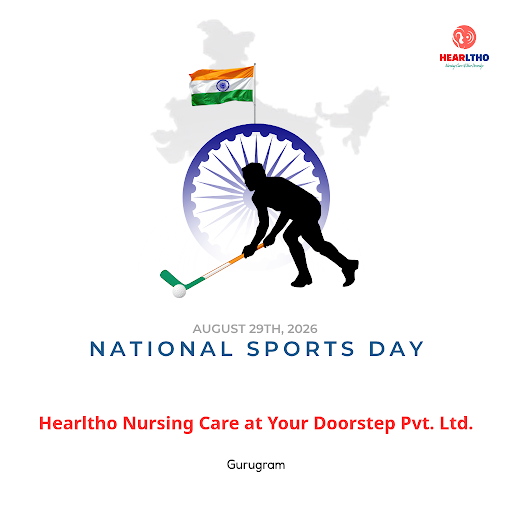On National Sports Day, prioritize health and comfort with Hearltho Nursing Care. Our nurse for i… post image