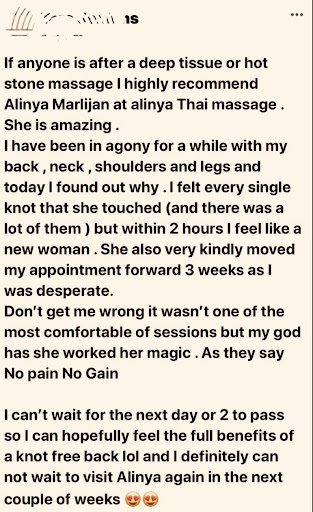 Alinya Thai Spa Caerphilly