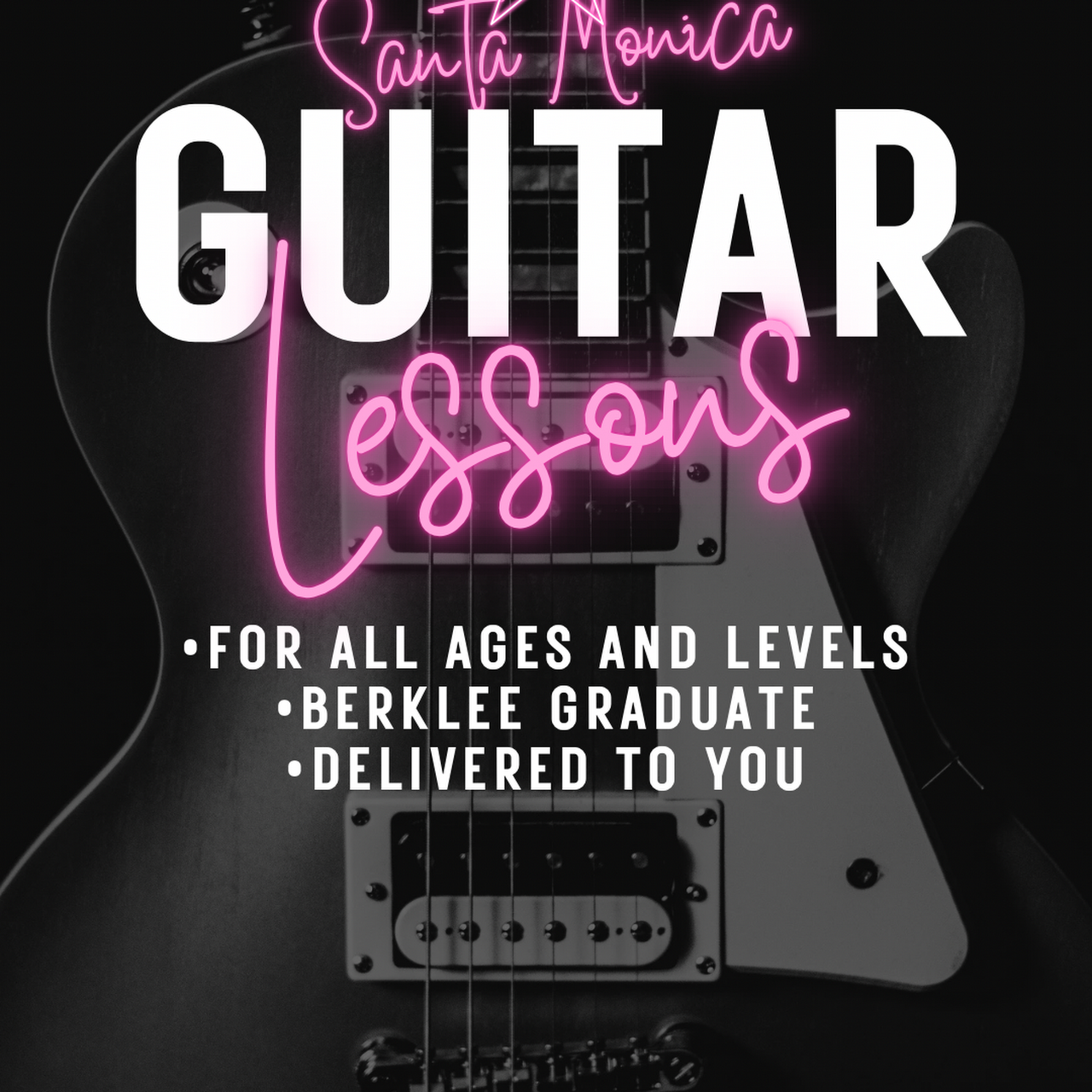 🎶 Music Lessons Santa Monica! 🎸 Guitar, Bass, Drums, Piano, Voice