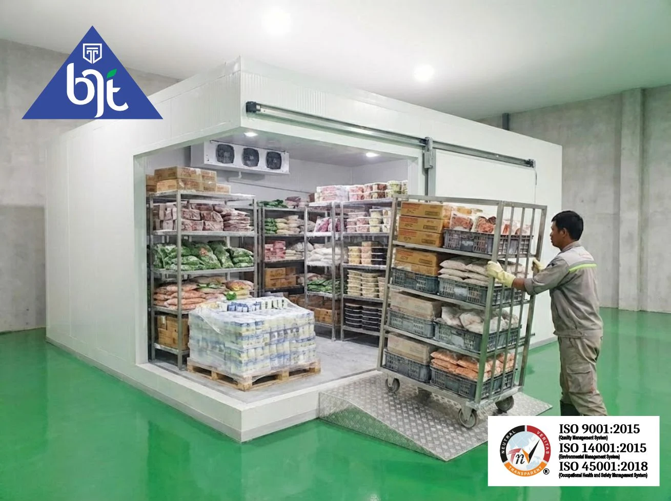 Cold storage freezer industri untuk penyimpanan produk beku dan frozen food