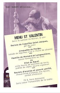 Menu Le Comptoir de l'Iroise - Restaurant Audierne Vue Mer Page 2
