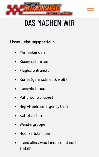 Fahrdienst Orange - Thumbnail