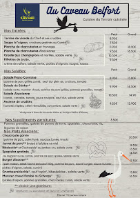 Menu Au Caveau Belfort Page 2