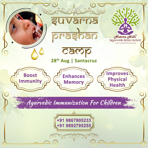 At NaturaHills Ayurveda Suvarnaprashan Camp on 28th August 2019