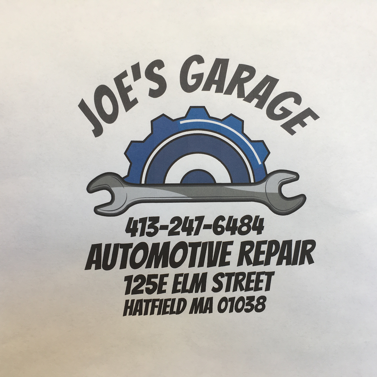Joe’s Garage Auto Repair Shop in Hatfield