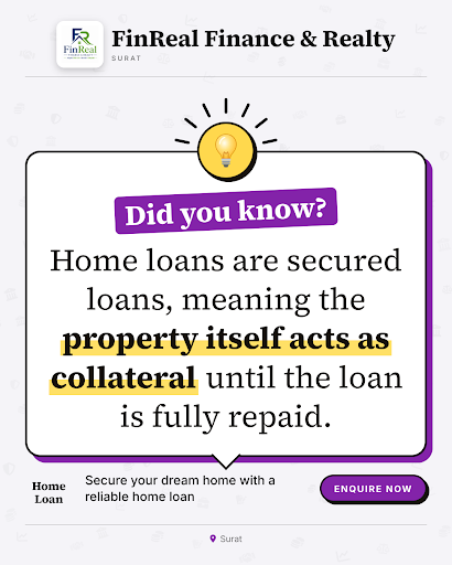 Did you know? Home loans are secured loans, meaning the property itself acts as collateral until… post image