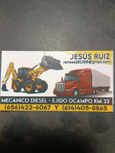 Mecánico diesel ejido Ocampo