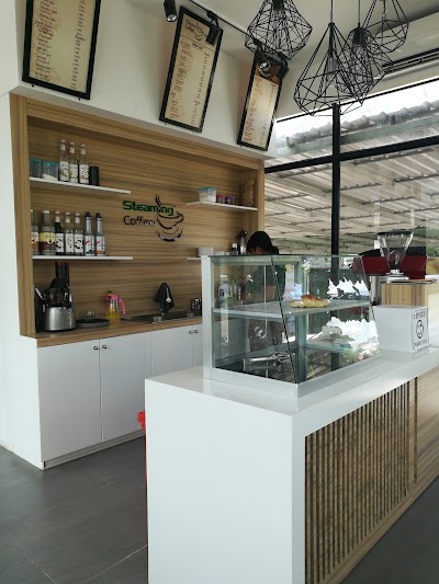 Photos of Steaming Coffee