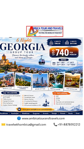 Discover the beauty, culture, and charm of Georgia with our exclusive 6 Nights Group Tour startin… post image