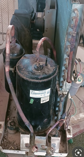 Compressor changing window and split AC only 8500 price gas and repair compressor changing post image