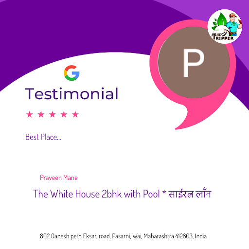 Praveen Mane's stay at The White House 2bhk with Pool * साईरत्न लाँन in Wai, Maharashtra, was not… post image
