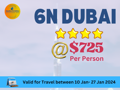6N Dubai 4 Star Package @$725 Per Person post image