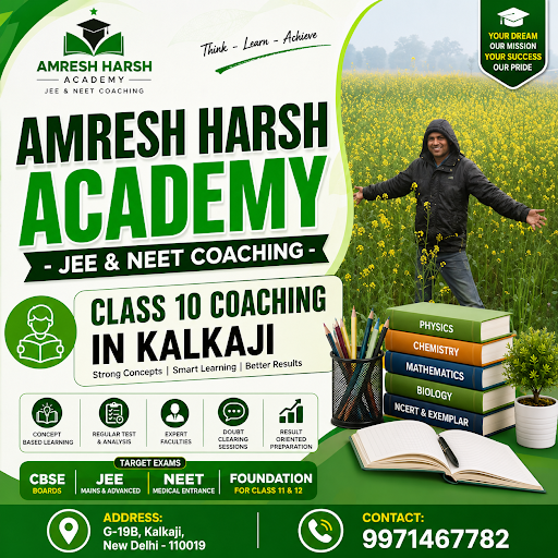Visit Amresh Harsh Academy - JEE & NEET Coaching, DELHI post image