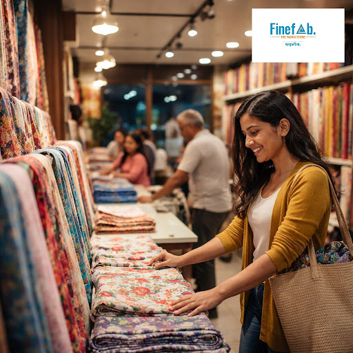 Love shopping for fabrics after work or college? At Finefab. The Fabric Store in Camp, Pune, we s…