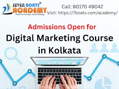 Admissions open for digital marketing courses in Kolkata at Seven Boats Academy