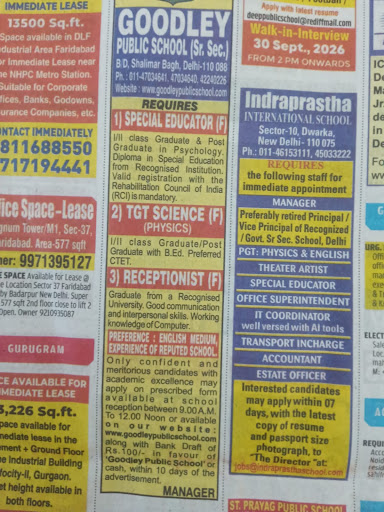 vacancies for teachers apply post image