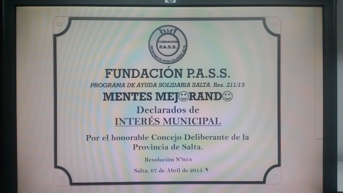 Fundación P.A.S.S., Author: Fundacion Pass