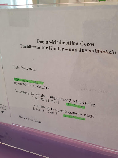 Dr.med. Alina Cocos Fachärztin für Kinder- und Jugendmedizin - Thumbnail