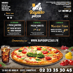 Photo n°7 de Rapido pizza à Vimoutiers (Pizzas à emporter)