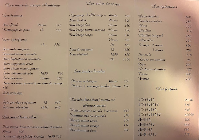 Opinii despre Institut Parfums de Femme în La Rochelle - Salon de beauté
