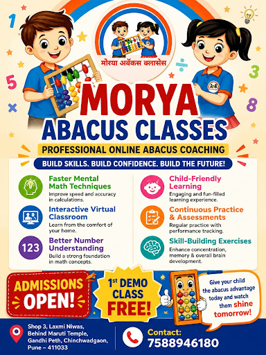 MORYA ABACUS CLASSES post image