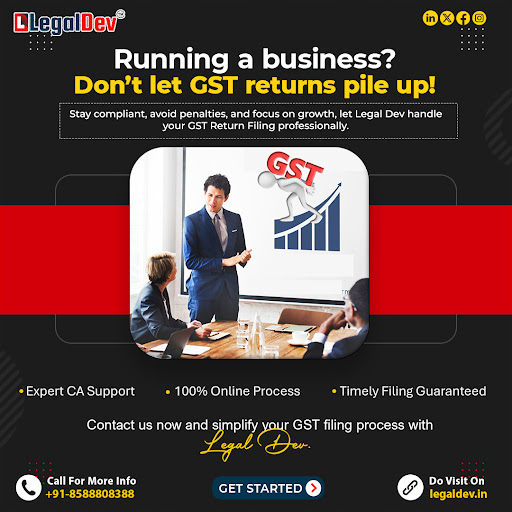 ✨Don't let GST returns slow down your business!✨

Let the experts at Legal Dev h