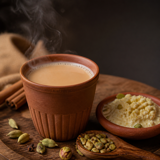 At Hyderabad House Biriyani's and more in Brookefield, Bengaluru, our rich and creamy Basundi tea… post image