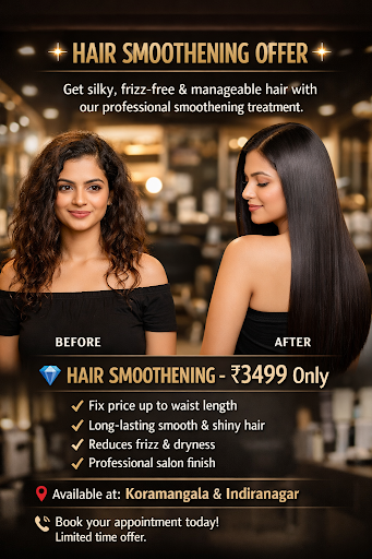 Looking for professional hair smoothening in Indiranagar, Bangalore? post image