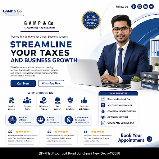 G A M P & Co. Chartered Accountants offers expert Goods and Service Tax consulting alongside comp… post image